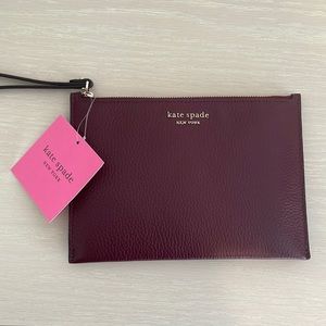 Kate Spade Veronica wristlet pebbles leathered
